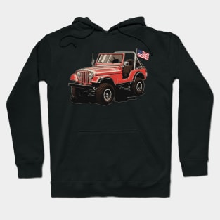 American jeep cj Hoodie